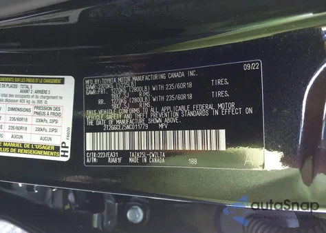 2022 Lexus Nx 350 Premium z USA, uszkodzony, nr VIN 2T2GGCEZ5NC011779